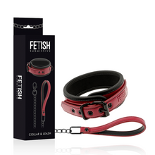 FETISH SUBMISSIVE DARK ROOM - COLAR DE CORRENTE COM FORRO DE NEOPRENE - Sexshoptuga 