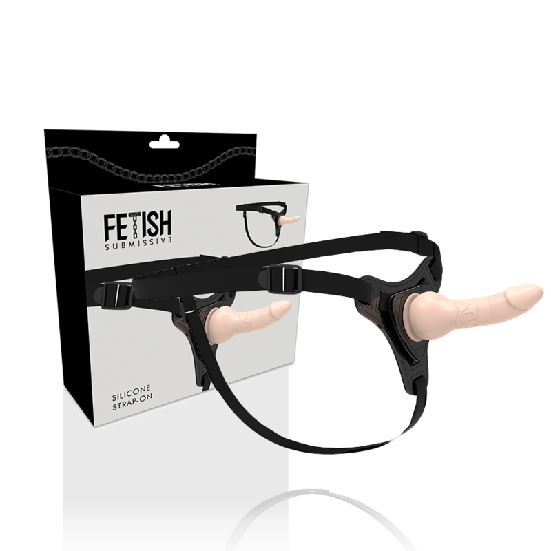 FETISH SUBMISSIVE HARNESS - SILICONE REALÍSTICO DE CARNE 16CM - Sexshoptuga  Sexshoptuga 