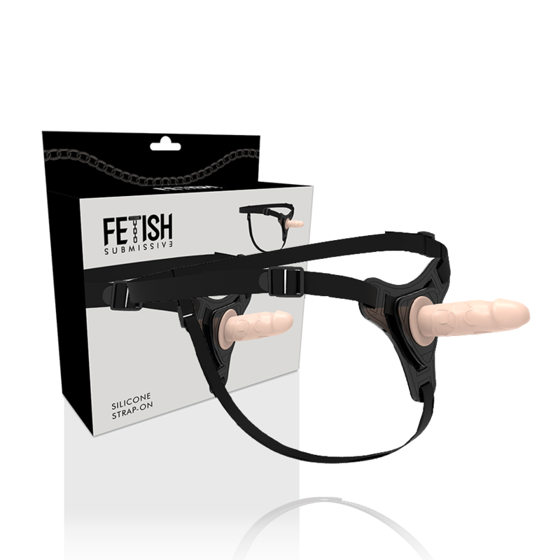 FETISH SUBMISSIVE HARNESS - SILICONE REALÍSTICO DE CARNE 12,5 CM - Sexshoptuga  Sexshoptuga 