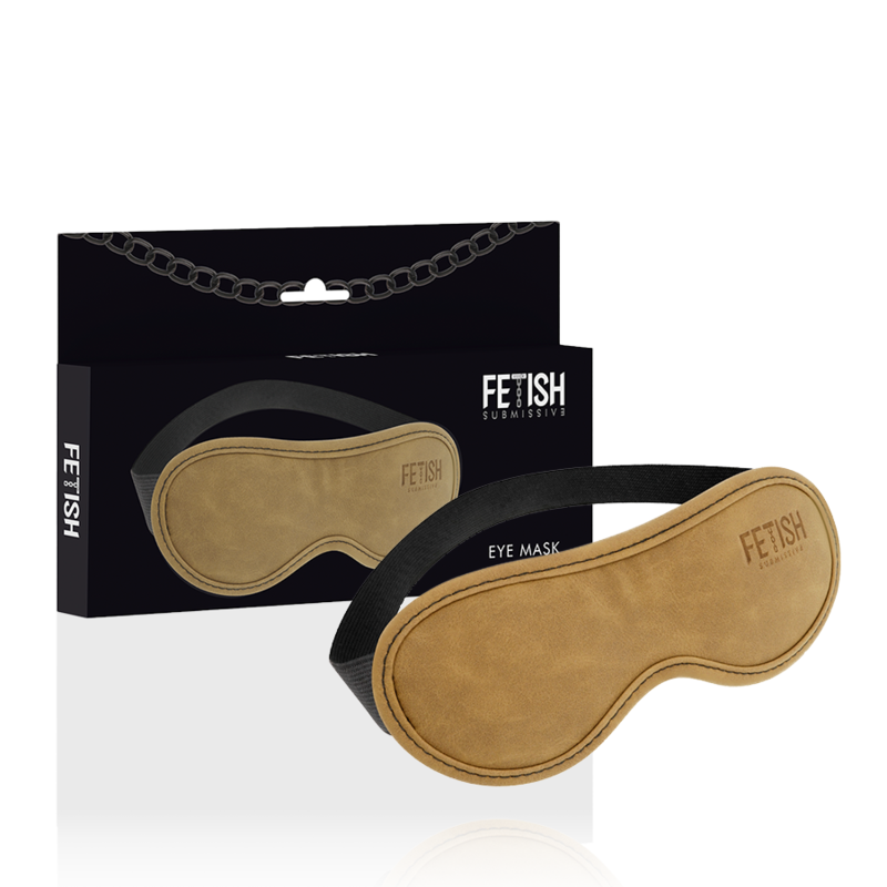 FETISH SUBMISSIVE ORIGEN - MSCARA DE COURO VEGANO COM FORRO DE NEOPRENE - Sexshoptuga  Sexshoptuga 