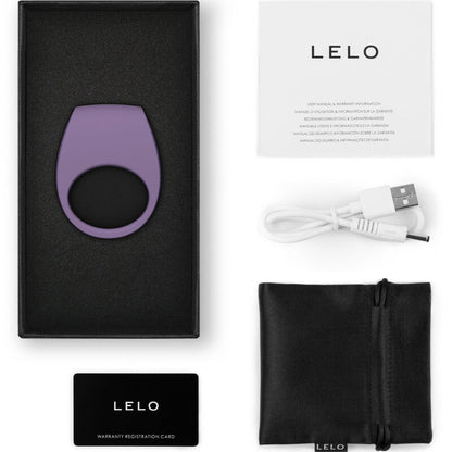 LELO - ANEL VIBRADOR VIOLETA TOR 3 - Sexshoptuga 