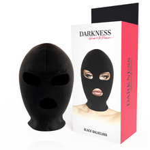 DARKNESS - MSCARA DE SUBMISSO DE BDSM BOCA E OLHOS PRETA - Sexshoptuga 