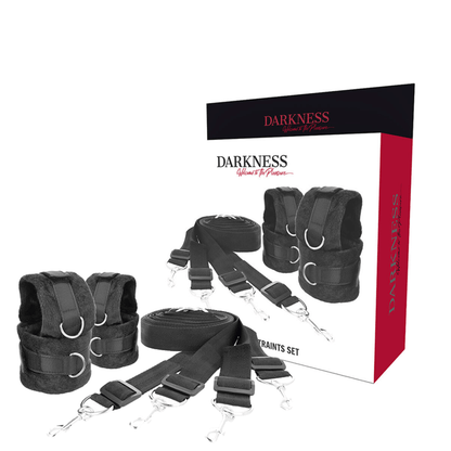 DARKNESS - CONJUNTO DE LAOS DE CAMA - Sexshoptuga 