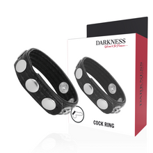 DARKNESS - ANEL DE EREO DE COURO - Sexshoptuga 