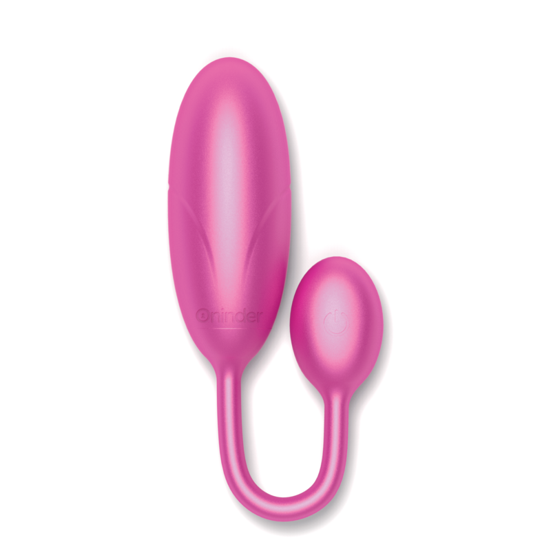 ONINDER - OVO VIBRATÓRIO DENVER ROSA 7 X 2,7 CM APLICATIVO GRATUITO - Sexshoptuga  Sexshoptuga 