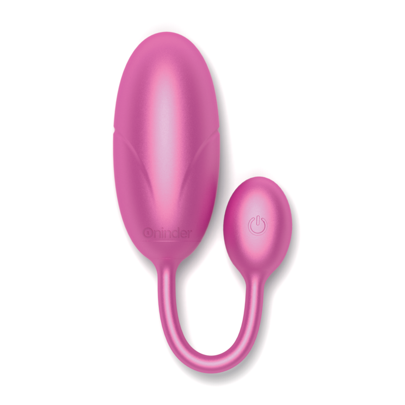 ONINDER - OVO VIBRANTE TÓQUIO ROSA 7,5 X 3,2 CM APLICATIVO GRATUITO - Sexshoptuga  Sexshoptuga 