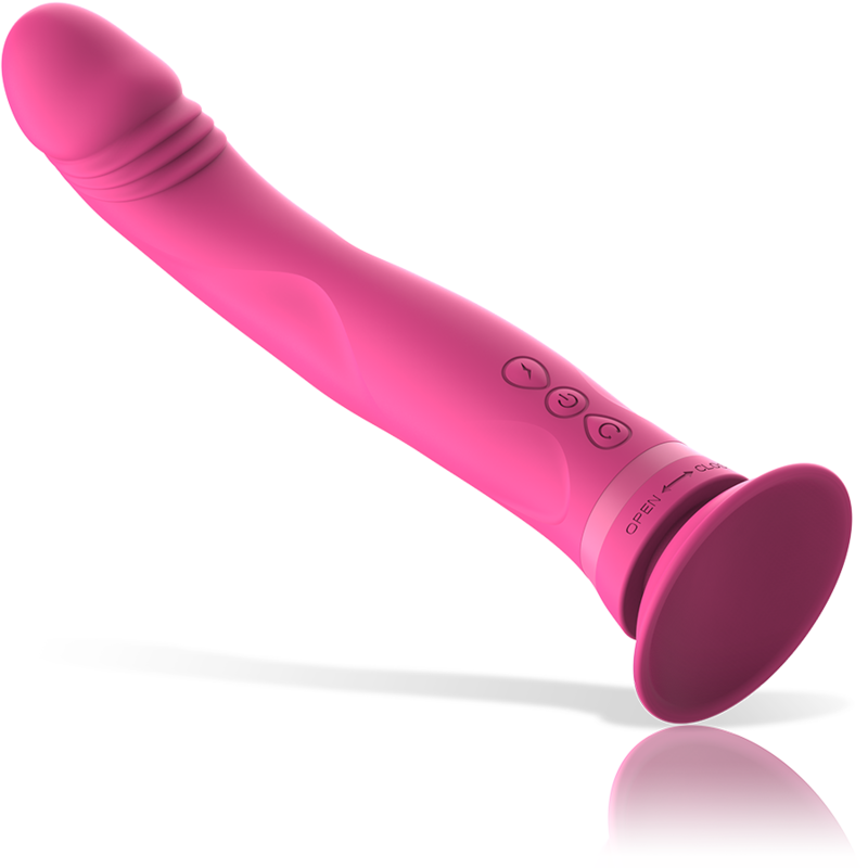 INTENSE - MICHELANGELO ROSA VIBRADOR DE SILICONE DILDO - Sexshoptuga  Sexshoptuga 