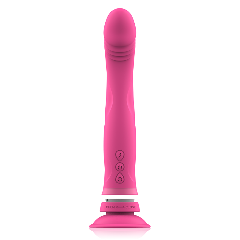 INTENSE - MICHELANGELO ROSA VIBRADOR DE SILICONE DILDO - Sexshoptuga  Sexshoptuga 