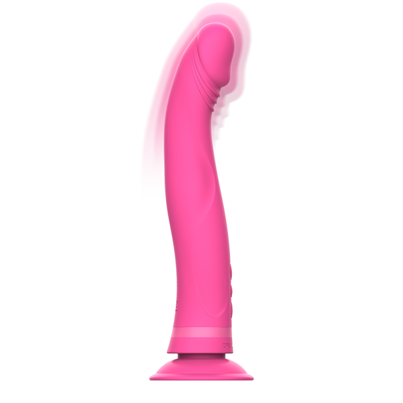 INTENSE - MICHELANGELO ROSA VIBRADOR DE SILICONE DILDO - Sexshoptuga  Sexshoptuga 