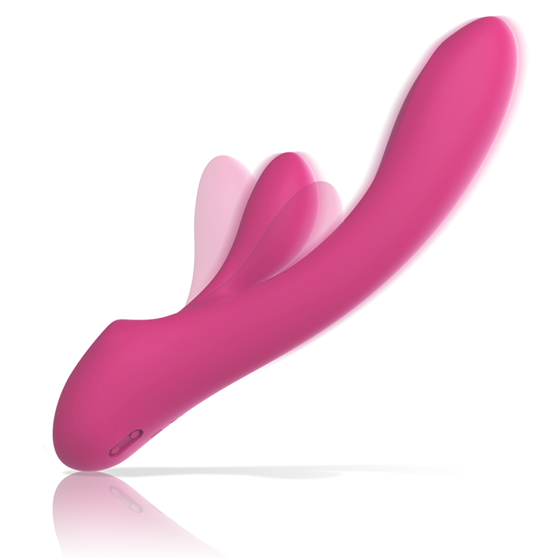 INTENSE - VIBRADOR LUIGI COELHO ROSA SILICONE LÍQUIDO - Sexshoptuga  Sexshoptuga 