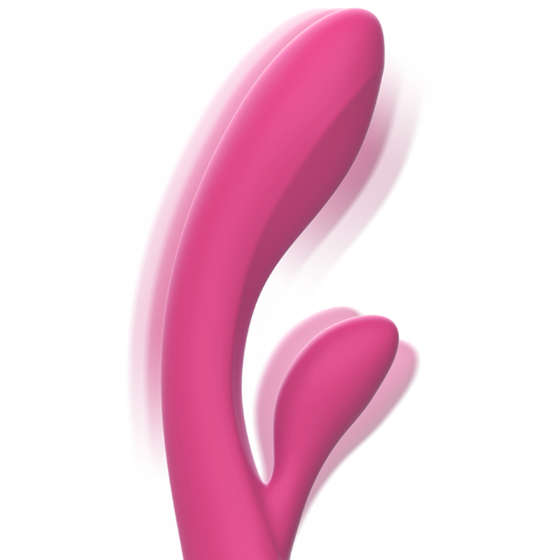 INTENSE - VIBRADOR LUIGI COELHO ROSA SILICONE LÍQUIDO - Sexshoptuga  Sexshoptuga 