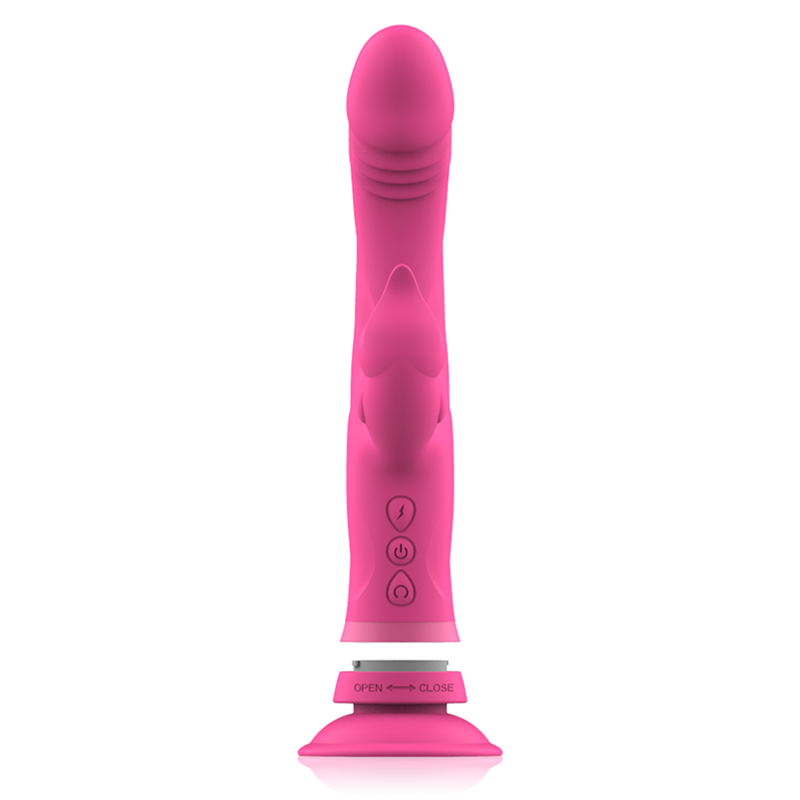 INTENSE - VIBRADOR JULIO COELHO ROSA SILICONE - Sexshoptuga  Sexshoptuga 