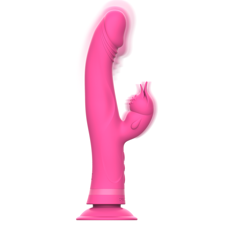 INTENSE - VIBRADOR JULIO COELHO ROSA SILICONE - Sexshoptuga  Sexshoptuga 