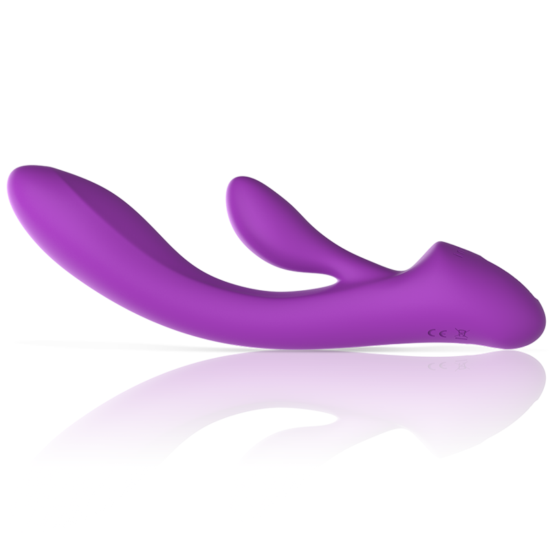 INTENSE - VIBRADOR LUIGI COELHO SILICONE LÍQUIDO ROXO - Sexshoptuga  Sexshoptuga 