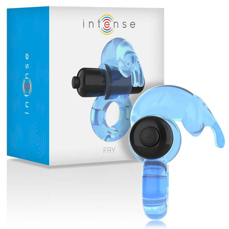 INTENSE - ANEL VIBRADOR - FRY AZUL - Sexshoptuga 