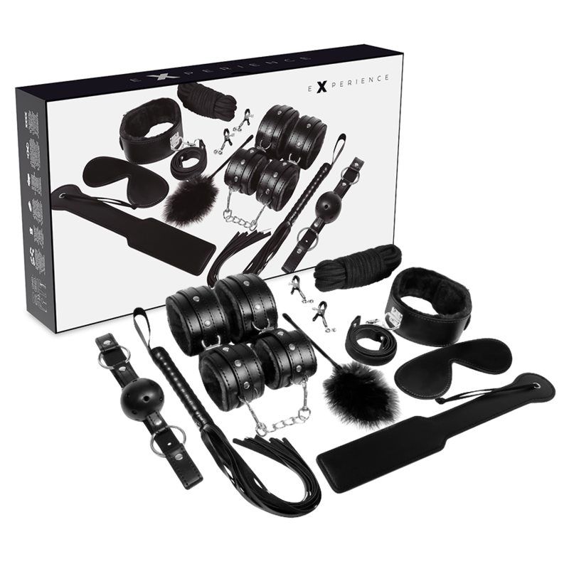 EXPERIENCE - KIT BDSM FETISH SÉRIE PRETA - Sexshoptuga 