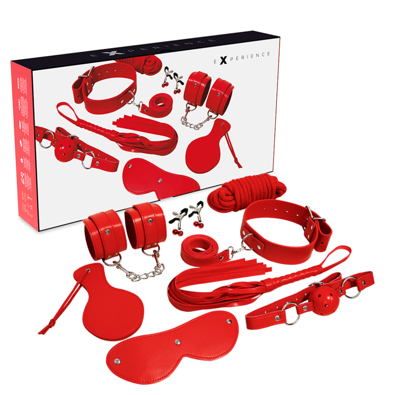 EXPERIENCE - KIT BDSM FETISH SÉRIE VERMELHA - Sexshoptuga 