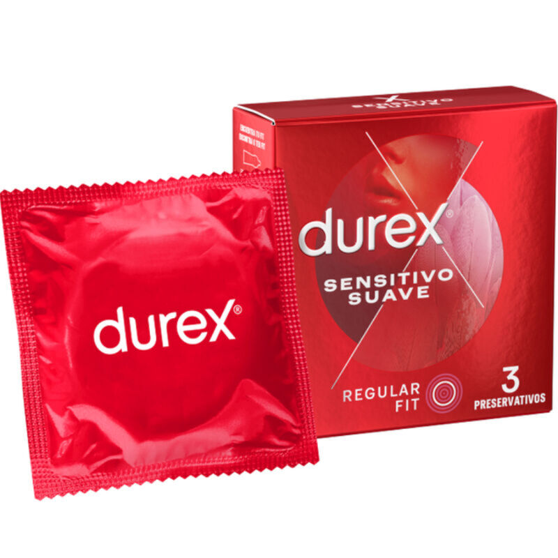 DUREX - SUAVE E SENSÍVEL 3 UNIDADES - Sexshoptuga  Sexshoptuga 