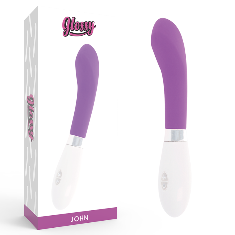 GLOSSY - JOHN VIBRADOR ROXO - Sexshoptuga 