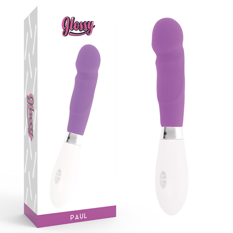 GLOSSY - PAUL VIBRADOR ROXO - Sexshoptuga 