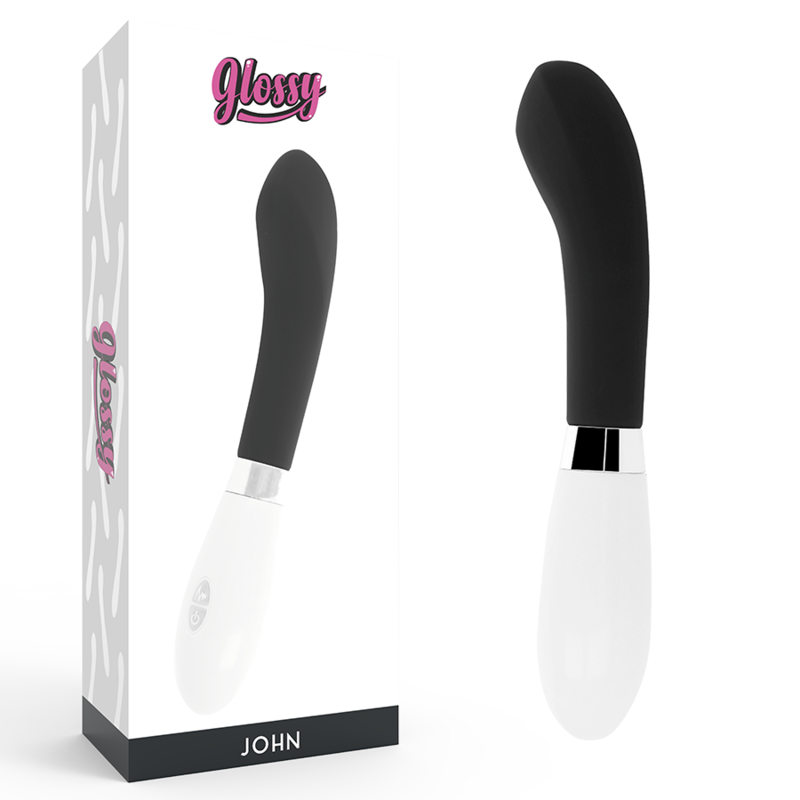 GLOSSY - VIBRADOR JOHN PRETO - Sexshoptuga  Sexshoptuga 