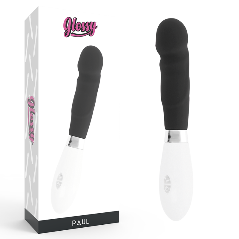 GLOSSY - PAUL VIBRADOR PRETO - Sexshoptuga 