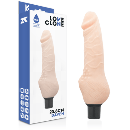 LOVECLONE - DAVEN AUTO LUBRIFICAO REALÍSTICA 23.8 CM -O- 3.8 CM - Sexshoptuga 