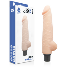 LOVECLONE - VIBRADOR AUTO LUBRIFICANTE HARALD 24 CM -O- 4 CM - Sexshoptuga  Sexshoptuga 