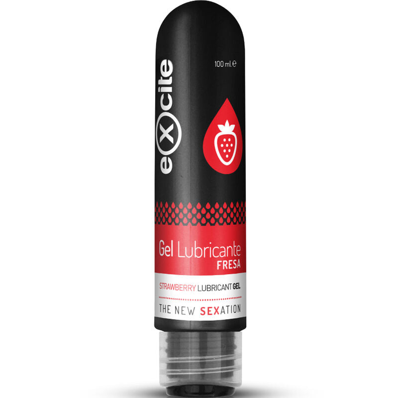 EXCITE - LUBE FRESA 100 ML - Sexshoptuga 