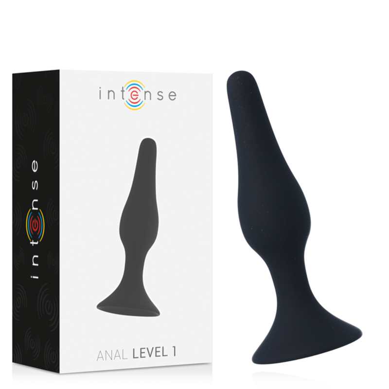 INTENSE - ANAL NÍVEL 1 10,5CM PRETO - Sexshoptuga  Sexshoptuga 