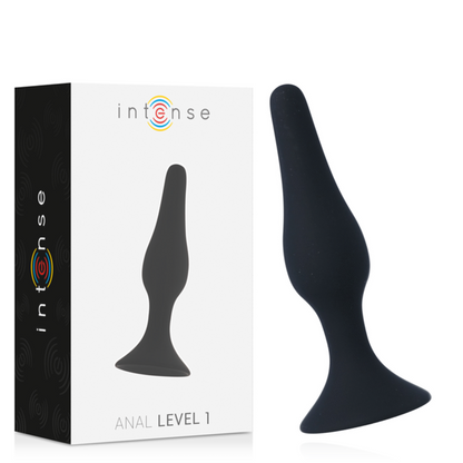 INTENSE - ANAL NÍVEL 1 10,5CM PRETO - Sexshoptuga 