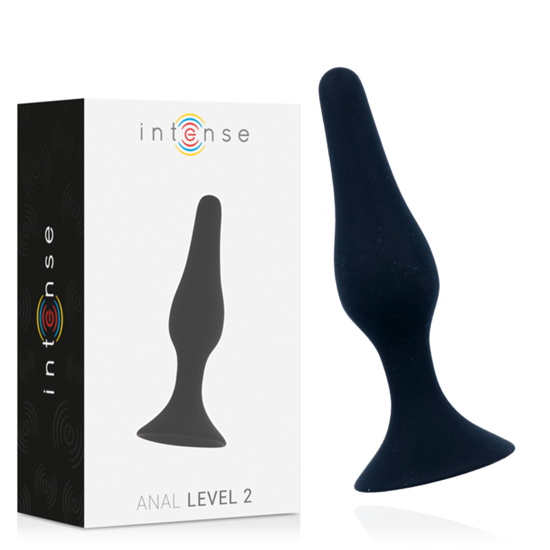 INTENSE - ANAL NÍVEL 2 11,5CM PRETO - Sexshoptuga 