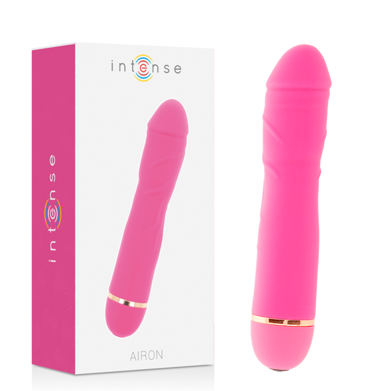 INTENSE - AIRON 20 VELOCIDADES SILICONE ROSA - Sexshoptuga  Sexshoptuga 