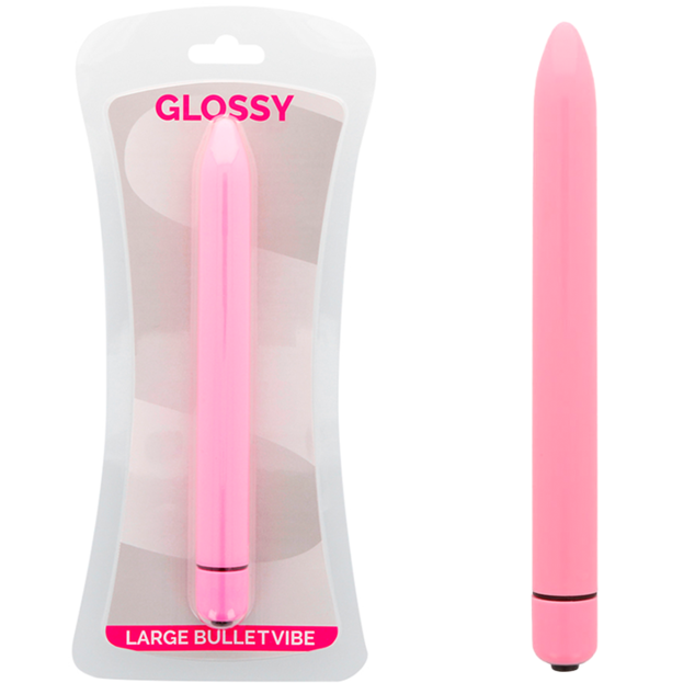 GLOSSY SLIM - VIBRADOR ROSA - Sexshoptuga 