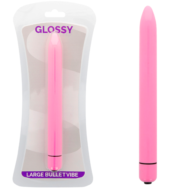 GLOSSY - VIBRADOR SLIM DEEP ROSE - Sexshoptuga  Sexshoptuga 