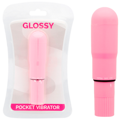 GLOSSY - VIBRADOR DE BOLSO ROSA - Sexshoptuga 