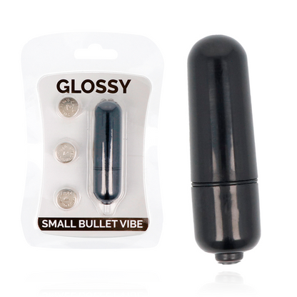 GLOSSY - PEQUENO BALA VIBE PRETO - Sexshoptuga 