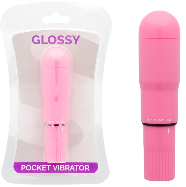 GLOSSY - VIBRADOR DE BOLSO DEEP ROSE - Sexshoptuga 