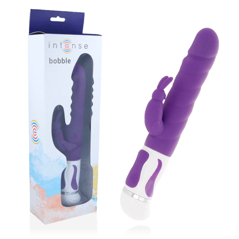 INTENSE - VIBRADOR BOBBLE ROTATOR LILAC SILICONE - Sexshoptuga 