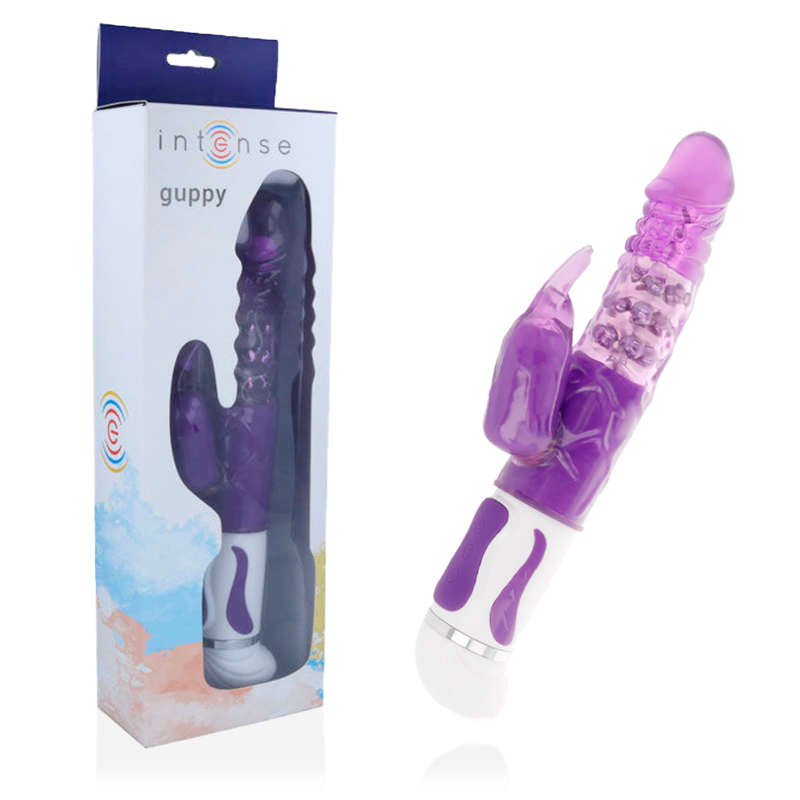 INTENSE - VIBRADOR ROTADOR GUPPY LILAC - Sexshoptuga  Sexshoptuga 