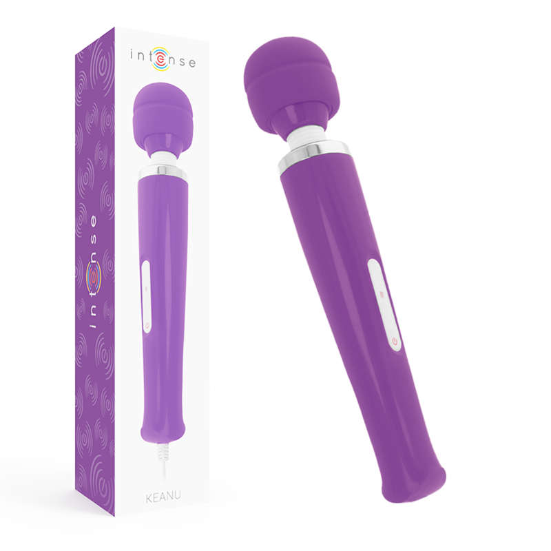 INTENSE - MASSAGEIRO KEANU WAND LILAC - Sexshoptuga 