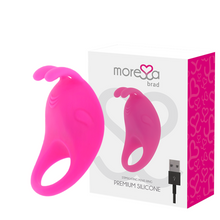 MORESSA - BRAD PREMIUM SILICONE RECARREGVEL ROSA - Sexshoptuga  Sexshoptuga 