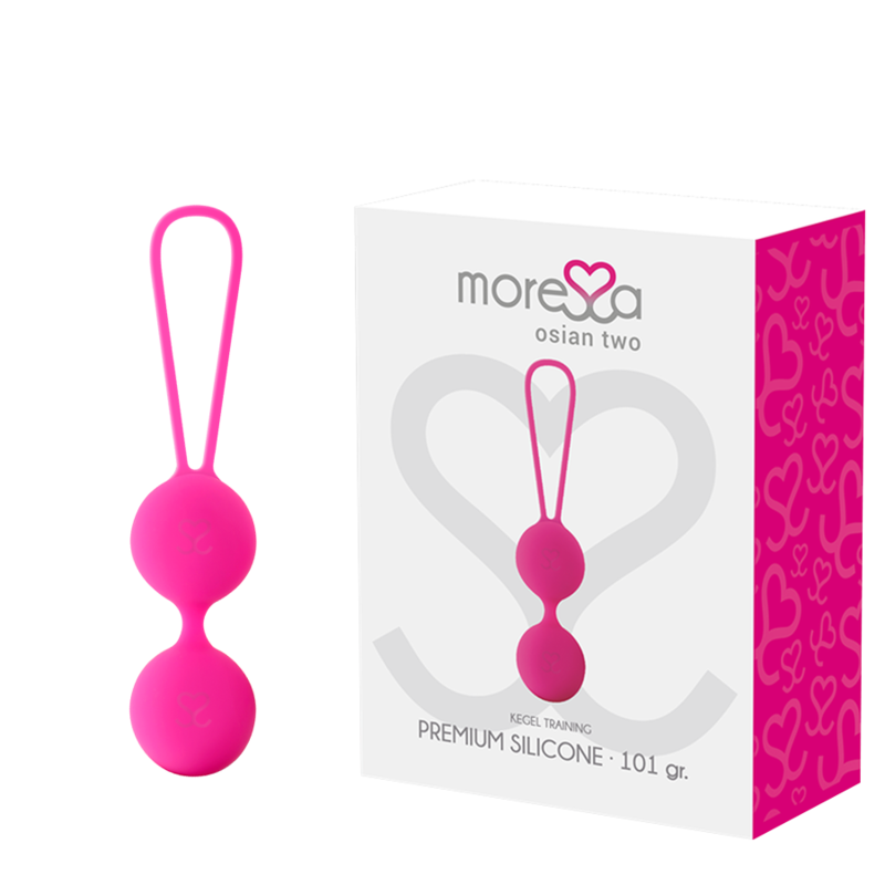 MORESSA - OSIAN DOIS SILICONE PREMIUM ROSA - Sexshoptuga  Sexshoptuga 