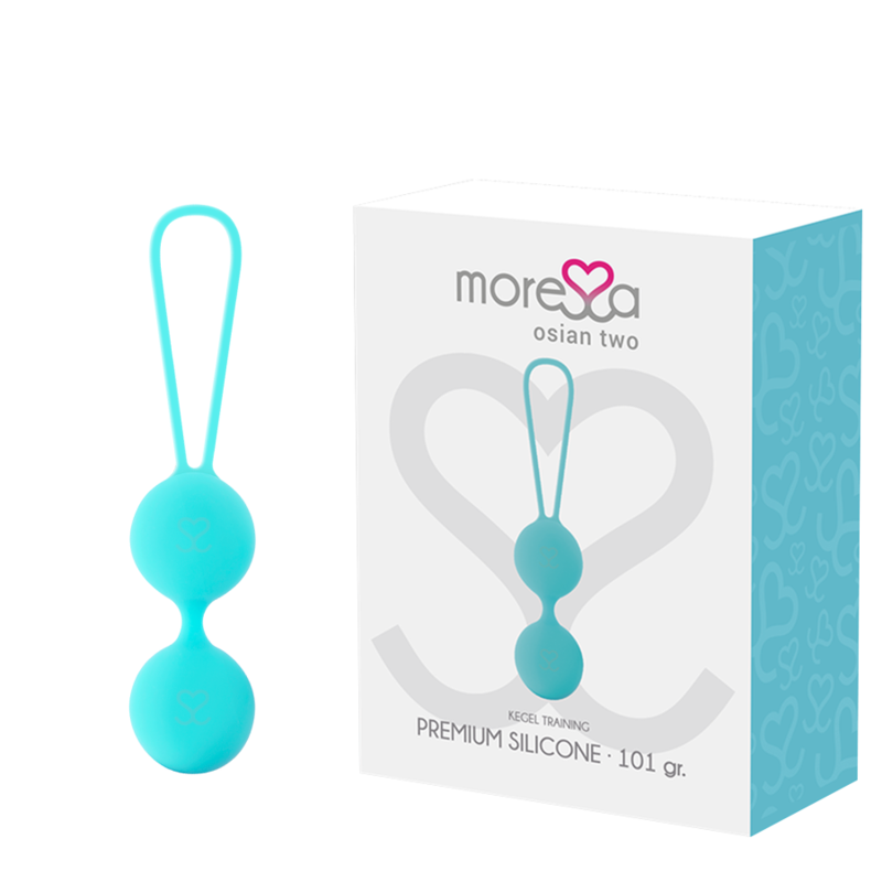 MORESSA - OSIAN DOIS SILICONE TURQUESA PREMIUM - Sexshoptuga 