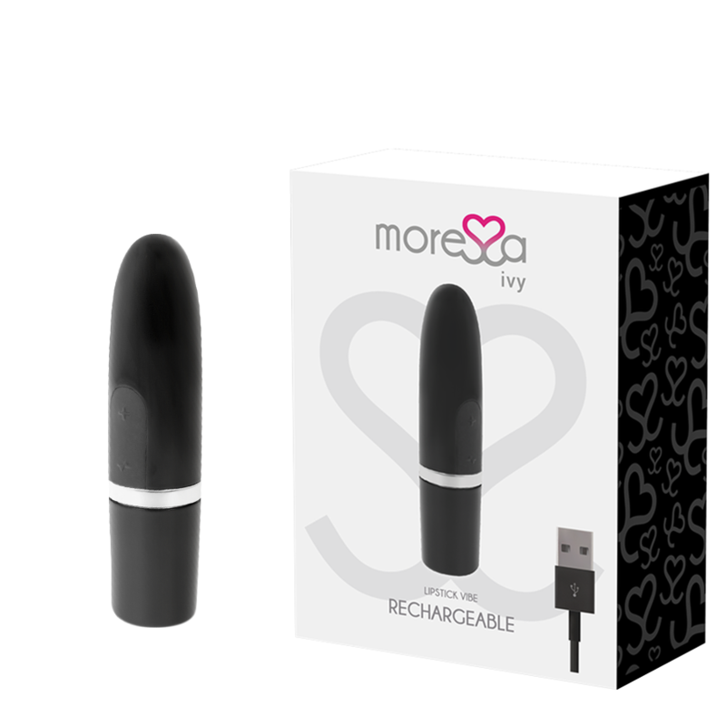 MORESSA - IVY VIBRADOR ESTIMULADOR VIAGEM PRETO - Sexshoptuga 