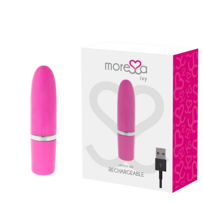 MORESSA - IVY VIBRADOR ESTIMULADOR VIAGEM ROSA - Sexshoptuga 