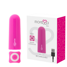 MORESSA - NIX VIBRADOR CONTROLE REMOTO ROSA - Sexshoptuga 