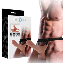 INTENSE - ARNÊS OCO COM DILDO DE SILICONE 16 X 3,5 CM - Sexshoptuga  Sexshoptuga 