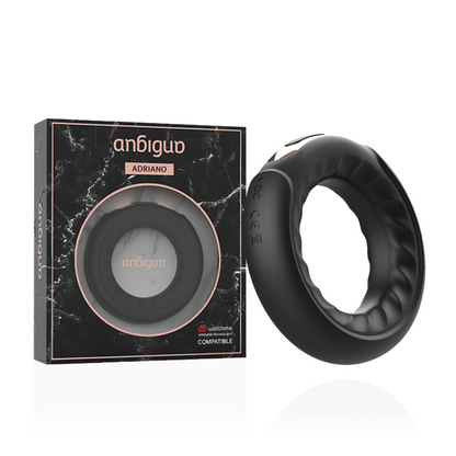 ANBIGUO - ANEL VIBRADOR ADRIANO COMPATÍVEL COM A TECNOLOGIA WATCHME WIRELESS - Sexshoptuga 