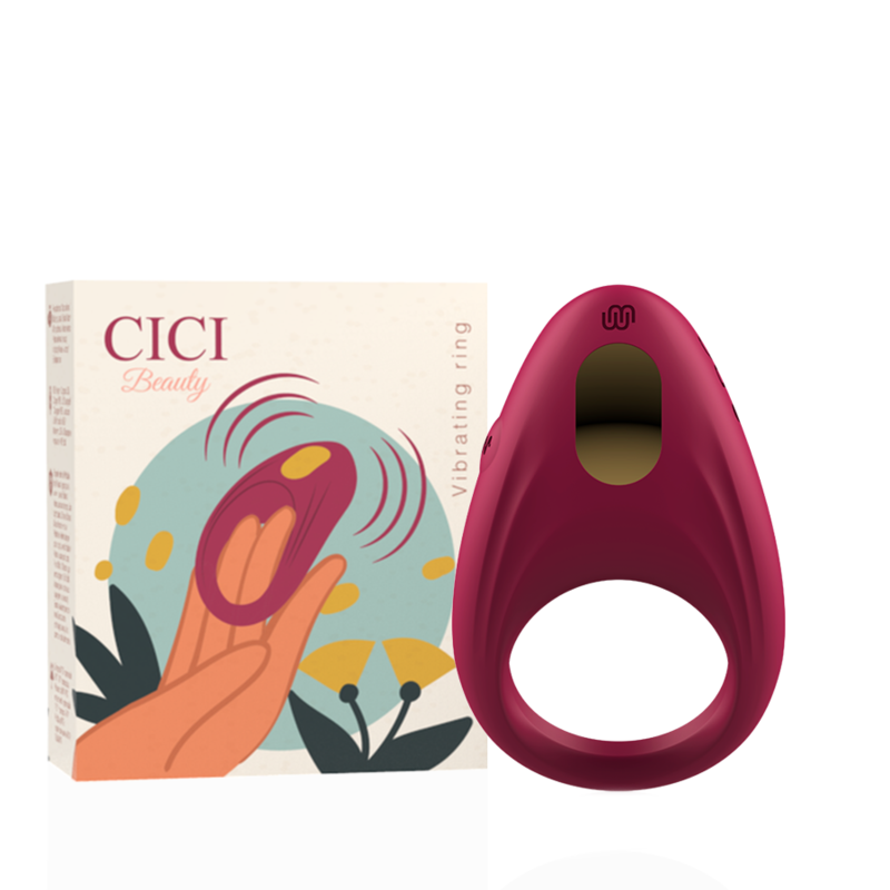 CICI BEAUTY - ANEL VIBRANTE DE SILICONE PREMIUM - Sexshoptuga 